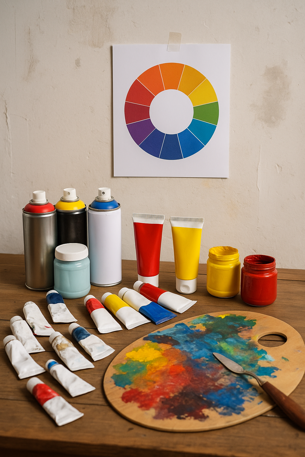 No momento, você está visualizando Cores na arte: como escolher, combinar e dominar tintas com consciência