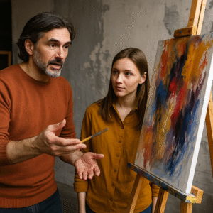 Leia mais sobre o artigo 🎨 Ensinar arte com propósito: a arte de ensinar e aprender na vida artística