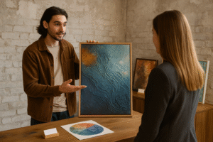 Leia mais sobre o artigo Como vender obras de arte com valor: 7 fundamentos para dominar a arte de vender
