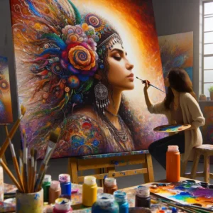 Leia mais sobre o artigo Pintura em Acrílica: Descubra Como Transformar Suas Obras com Textura e Cor