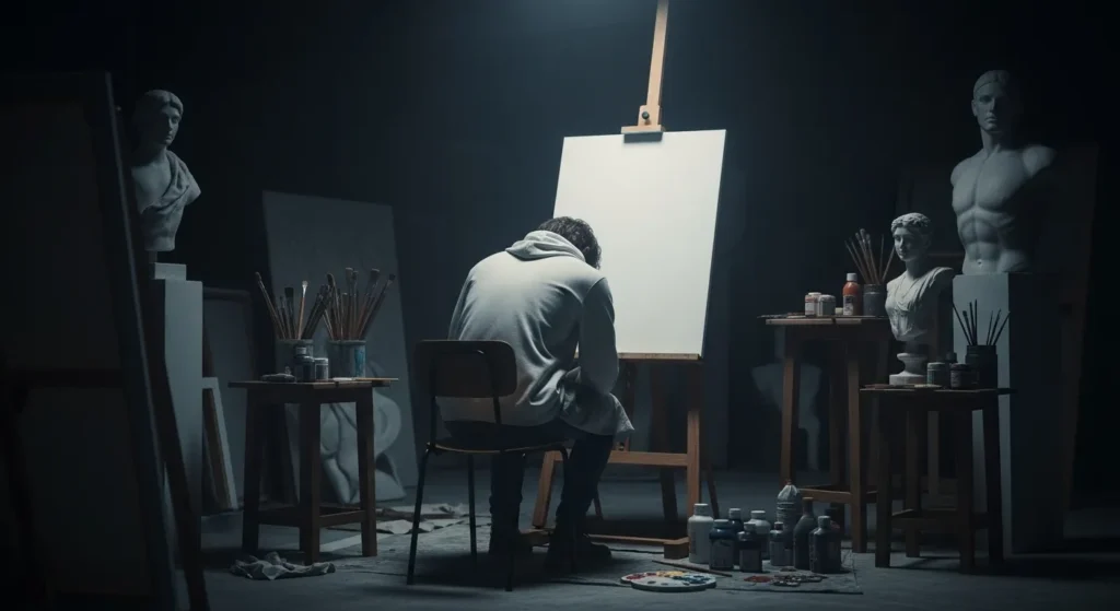 bloqueio criativo na arte