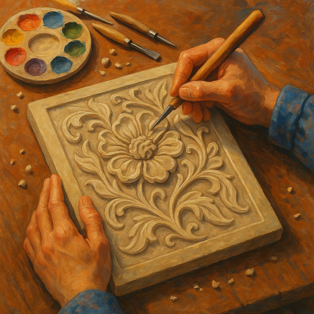 Processo Artístico em Relevo