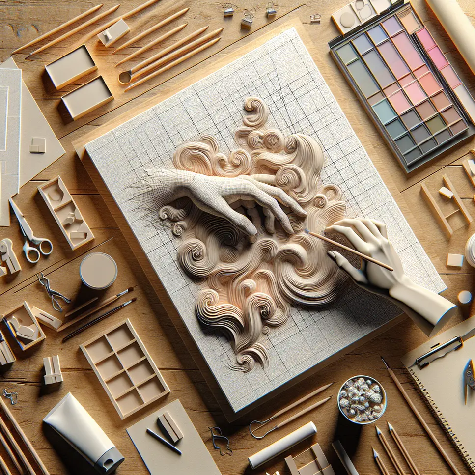 Processo Artístico em Relevo